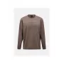 PEAK PERFORMANCE M Trail Polartec Power Grid Crew Sweatshirt Staubbraun L