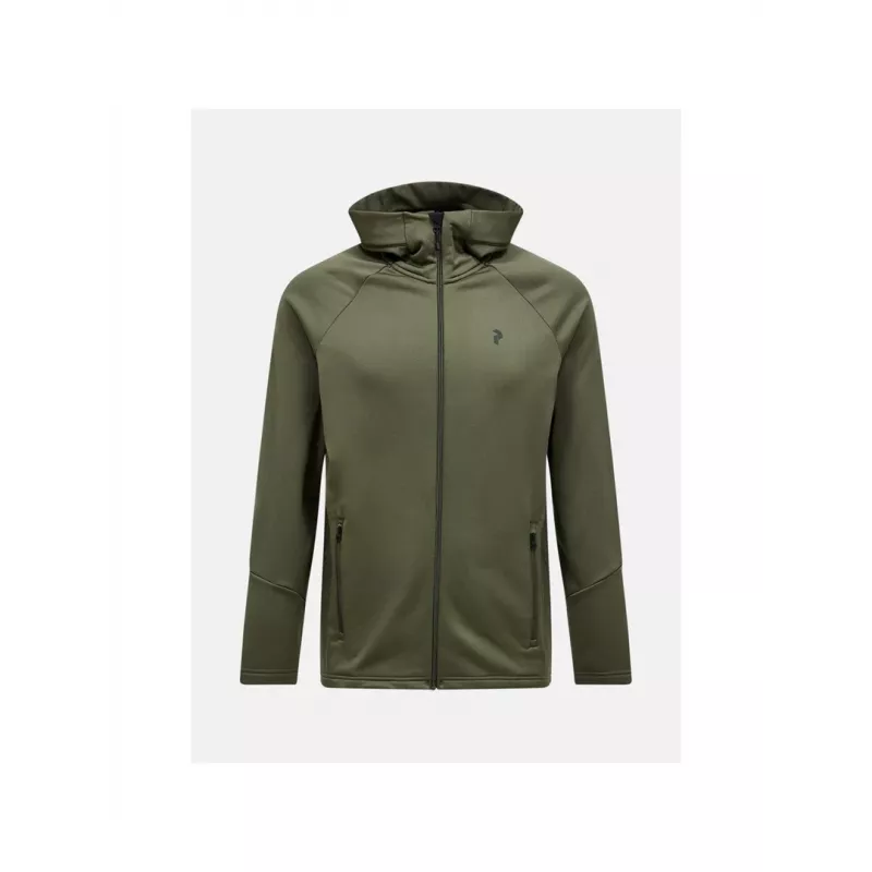 Peak Performance Rider Essentials Zip Hood - Pine Needle, Größe L
