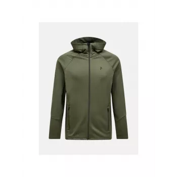 Peak Performance Rider Essentials Zip Hood - Pine Needle, Größe M
