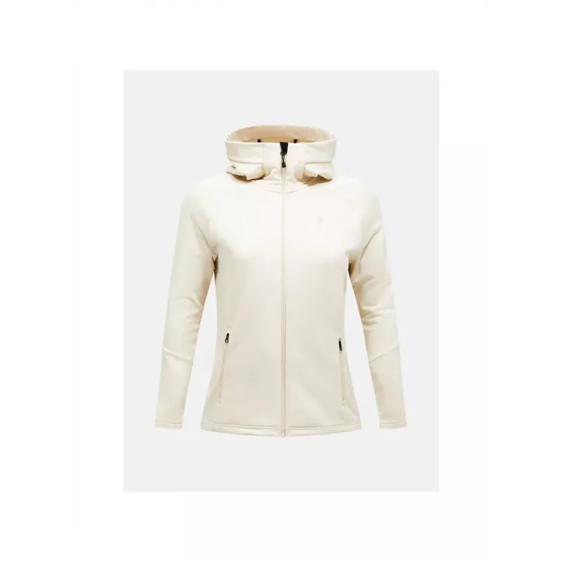 PEAK PERFORMANCE W Rider Essentials Zip Hoodie Sand - M
