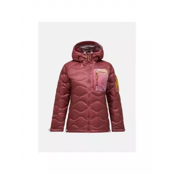 PEAK PERFORMANCE Damen Helium Aop Utility Daunenjacke mit Kapuze Multicolor M