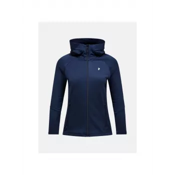 Peak Performance Women's Rider Essentials Zip Hoodie - Blue Shadow, Größe S