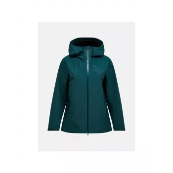 PEAK PERFORMANCE Damen Treeline Hipe 2.5L Shell Jacke Grün M