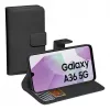 PEDEA Book Cover Classic für Samsung Galaxy A36/A56 5G - Schwarz