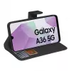 PEDEA Book Cover Classic für Samsung Galaxy A36/A56 5G - Schwarz
