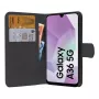 PEDEA Book Cover Classic für Samsung Galaxy A36/A56 5G - Schwarz