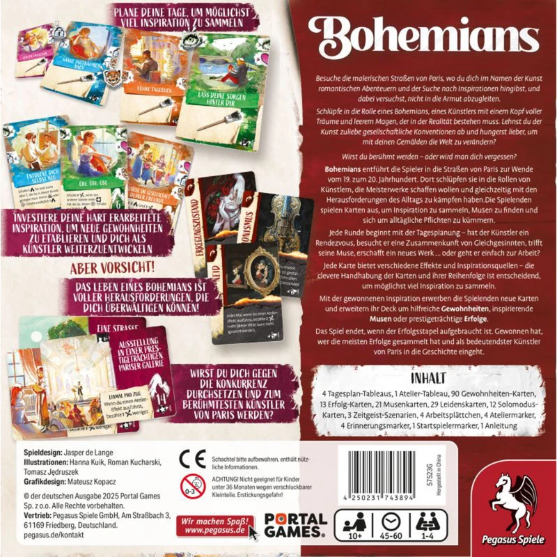 PEGASUS Bohemians Tragbarer Bluetooth-Lautsprecher IPX7 Night Black