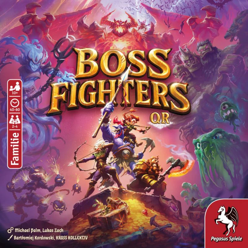 Pegasus Spiele Boss Fighters QR Kooperatives Kartenspiel (51270G)