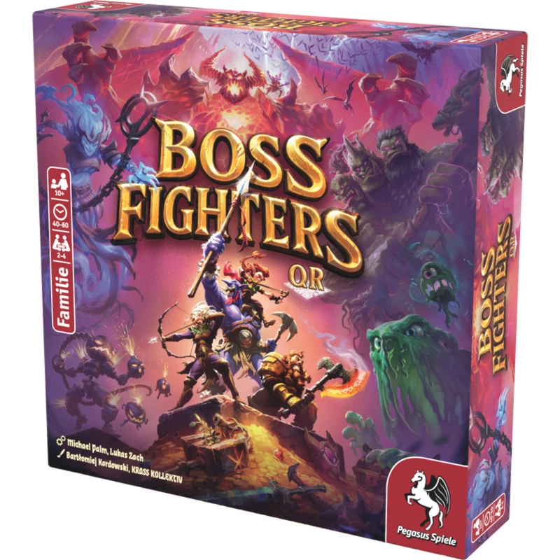 Pegasus Spiele Boss Fighters QR Kooperatives Kartenspiel (51270G)