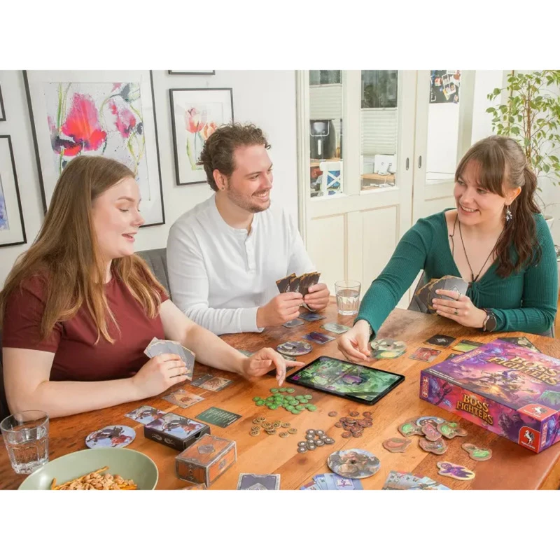 Pegasus Spiele Boss Fighters QR Kooperatives Kartenspiel (51270G)