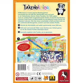 Pegasus Spiele Takenokolor Familienspiel