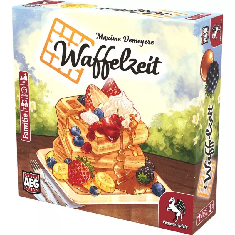 PEGASUS Waffle Time Herz-Waffeleisen, 930 W, Antihaft, Edelstahl