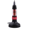 PEIYING Sunker Elite CB 119 CB-Antenne mit Magnet, 26.960-27.400 MHz, 100W, 50 Ohm, 65cm, PL-259, RG-58 4m