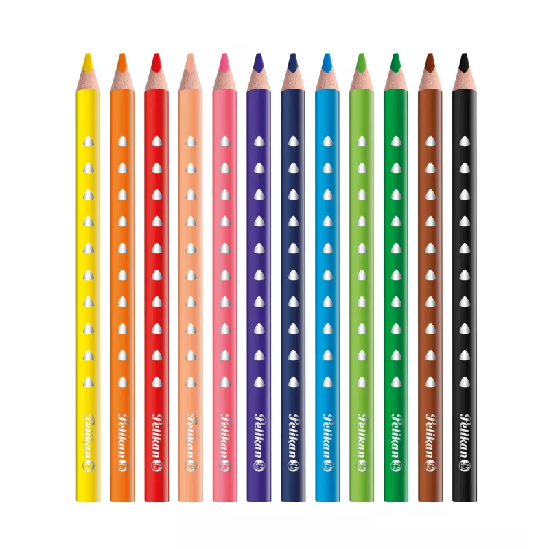 Pelikan 700627 Buntstifte - Set mit 12 verschiedenen Farben