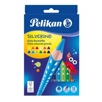 Pelikan 700627 Buntstifte - Set mit 12 verschiedenen Farben