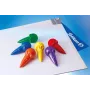 Pelikan 804073 Wachsmalstifte 6er-Set sortierte Farben in Kartonbox