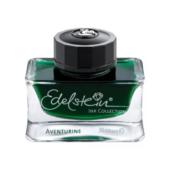 Pelikan Edelstein Ink Aventurine - Grüne Füllfederhalter-Tinte, 50 ml Glasflasche 339366