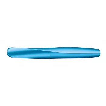 Pelikan Souverän K200 Dreh-Kugelschreiber - Marmorblau - Goldbeschläge - Mittlere Spitze - Nachfüllbar - Made in Germany