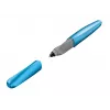 Pelikan Souverän K200 Dreh-Kugelschreiber - Marmorblau - Goldbeschläge - Mittlere Spitze - Nachfüllbar - Made in Germany