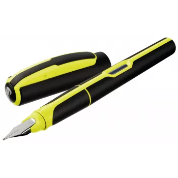 Pelikan Style Neon Füllfederhalter, Mittlere Feder, Edelstahl, Patronenfüllung, Neonfarbe 939850