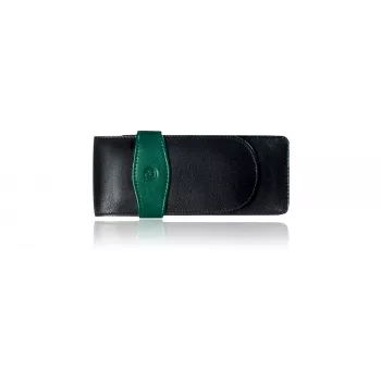 Pelikan TG32 Echtleder Stifteetui Schwarz-Grün 924092
