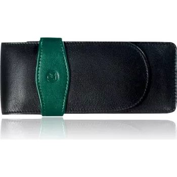 Pelikan TG32 Echtleder Stifteetui Schwarz-Grün 924092
