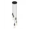 Pendelleuchte Montefino 97368 5x60W E27 Chrom/Weiß