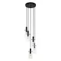 Pendelleuchte Montefino 97368 5x60W E27 Chrom/Weiß