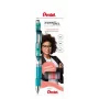 Pentel 4 EnerGel BL77 Gel Pen Set Türkis Grau Pink Lila 0,35 mm
