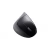 Perixx PERIMICE-713 Kabellose Ergonomische Vertikale Maus, Rechtshänder, Optisch, 2000 DPI, 2,4 GHz, Nano-Empfänger, Schwarz