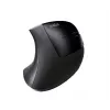 Perixx PERIMICE-713 Kabellose Ergonomische Vertikale Maus, Rechtshänder, Optisch, 2000 DPI, 2,4 GHz, Nano-Empfänger, Schwarz