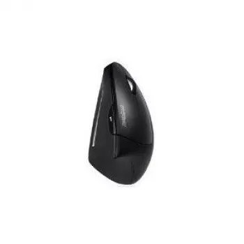 Perixx PERIMICE-713 Kabellose Ergonomische Vertikale Maus, Rechtshänder, Optisch, 2000 DPI, 2,4 GHz, Nano-Empfänger, Schwarz