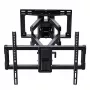 PERLEGEAR PGLF15 Vollbeweglicher TV-Wandhalterung für 40-86 Zoll Fernseher, 60 kg Tragfähigkeit, Doppelarm, Schwarz