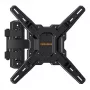 PERLEGEAR PGMF3 Feste TV-Wandhalterung für 26-60 Zoll Fernseher, 45 kg Tragfähigkeit, VESA 75x75 bis 400x400, Ultrschlankes 25 mm Profil, Schwarz