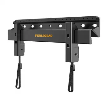 PERLEGEAR PGMT7 Vollbeweglicher TV-Wandhalterung für 24-55 Zoll Fernseher, Doppelarm-Gelenkhalterung, max. Belastung 45 kg, VESA 75x75 bis 400x400 mm, Schwarz