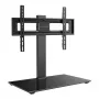 Perlegear PGTVS26-US 32-70 TV Mount Freestanding TV Stand mit gehärteter Glasbasis, Schwarz