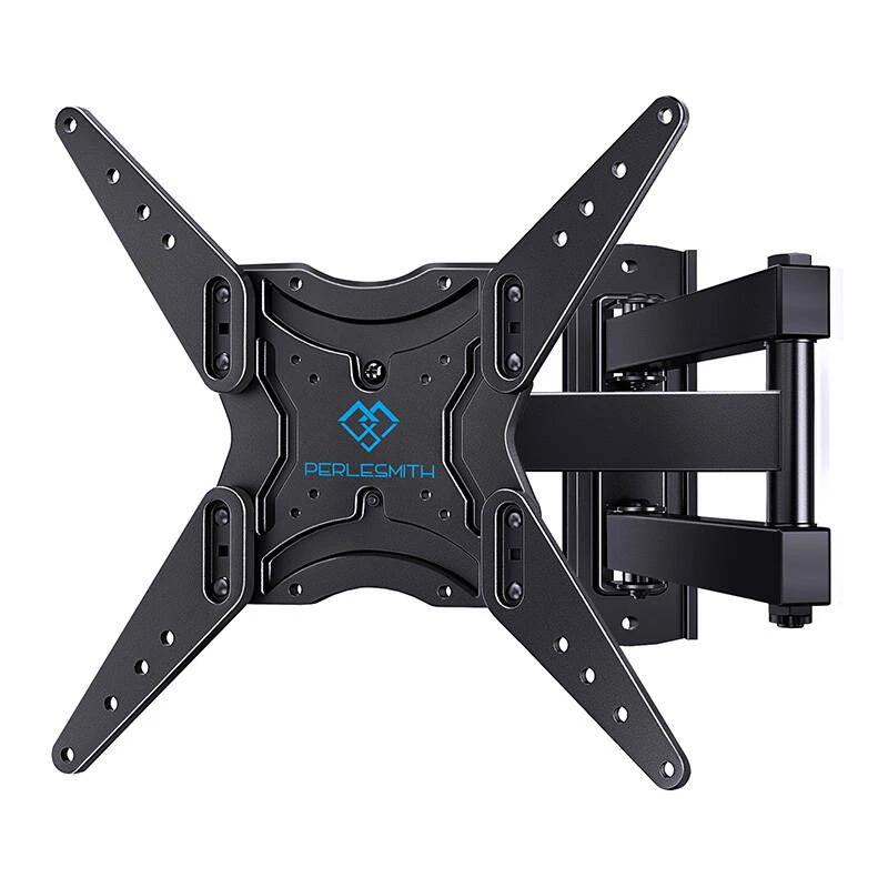 PERLESMITH PSMFK1-EU Fixed TV Wall Mount für 26-60 Zoll Fernseher, Low Profile, 45 kg Tragfähigkeit, VESA 75x75 bis 400x400 mm, Schwarz