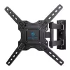 PERLESMITH PSMFK12 Fixed TV Wall Mount for 26-55 Inch TVs, Ultra-Slim 25mm Profile, Heavy-Duty Steel, Black