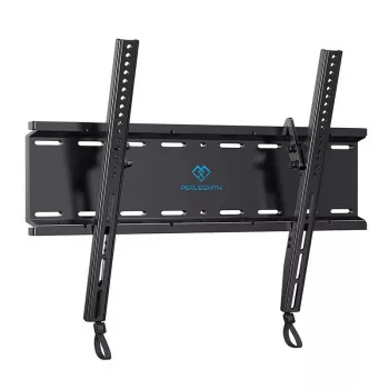 PERLESMITH PSMTK1-EU Full Motion TV-Wandhalterung für 23-60 Zoll Fernseher, Doppelarm-Schwenkhalterung mit Neigungs-, Schwenk- und Niveauausgleich, max. VESA 400x400mm, 45kg Kapazität, Schwarz