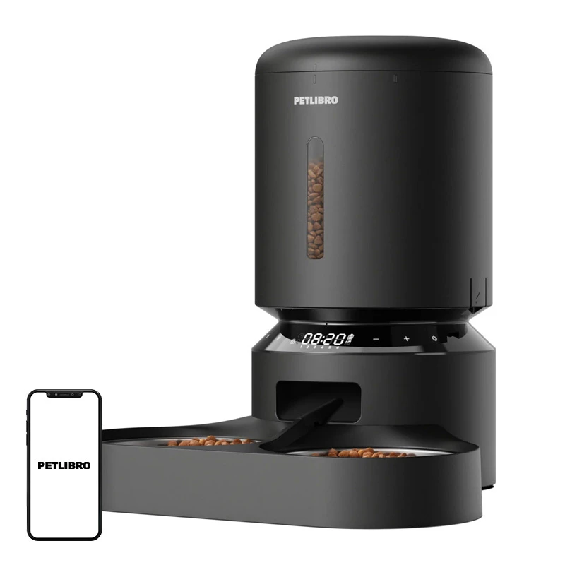 PETLIBRO Granary 5L Futternapf mit Doppelnapf (Schwarz)