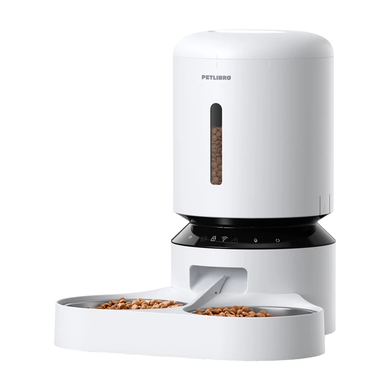 PETLIBRO Granary Futternapf mit Doppelnapf, WiFi, 5L, Weiß