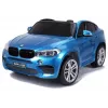 PETMEX Batteriebetriebenes Kinderauto BMW X6M Blau Lackiert