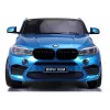 PETMEX Batteriebetriebenes Kinderauto BMW X6M Blau Lackiert