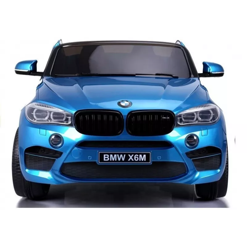 PETMEX Batteriebetriebenes Kinderauto BMW X6M Blau Lackiert