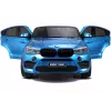 PETMEX Batteriebetriebenes Kinderauto BMW X6M Blau Lackiert
