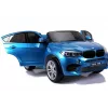 PETMEX Batteriebetriebenes Kinderauto BMW X6M Blau Lackiert
