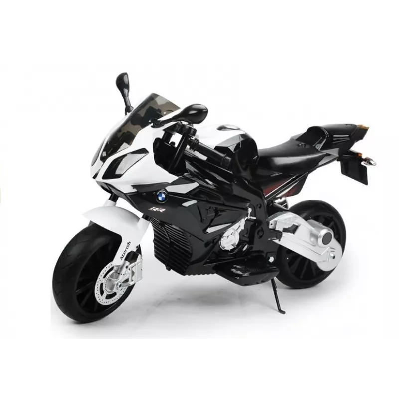PETMEX BMW S1000RR batteriebetriebenes Kinder-Motorrad schwarz Dreirad