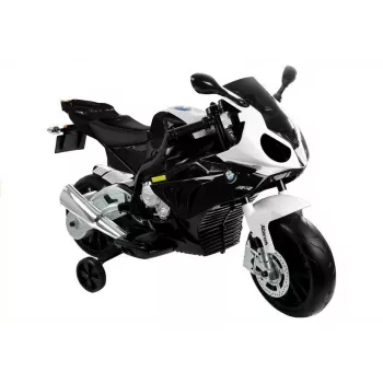 PETMEX BMW S1000RR batteriebetriebenes Kinder-Motorrad schwarz Dreirad