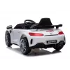 PETMEX Mercedes-AMG GTR 12V Kinder Elektro-Auto zum Fahren - Weiß