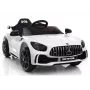 PETMEX Mercedes-AMG GTR 12V Kinder Elektro-Auto zum Fahren - Weiß